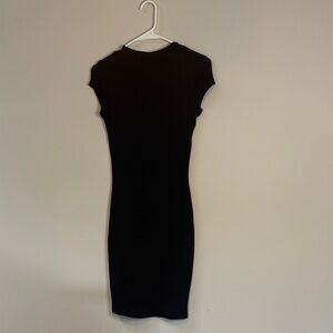 Joe & Elle Classic Black Midi Dress